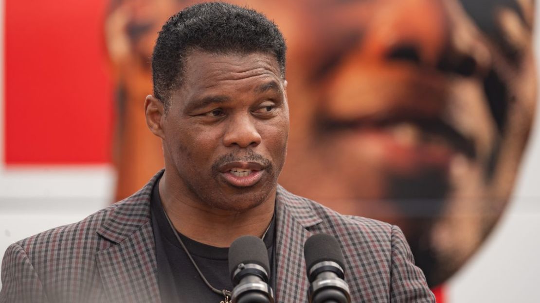 Herschel Walker, candidato republicano al Senado por el estado de Georgia.