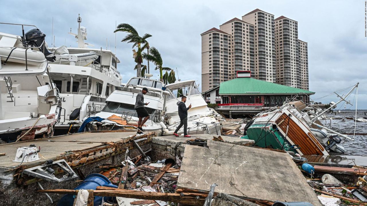 CNNE 1277411 - partes de florida siguen a oscuras tras el paso de ian