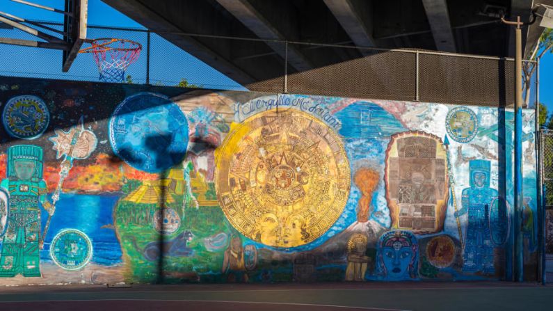 Barrio Logan, San Diego, EE.UU.: La pieza central de este barrio de California es Chicano Park (en la foto), que está lleno de coloridos murales.