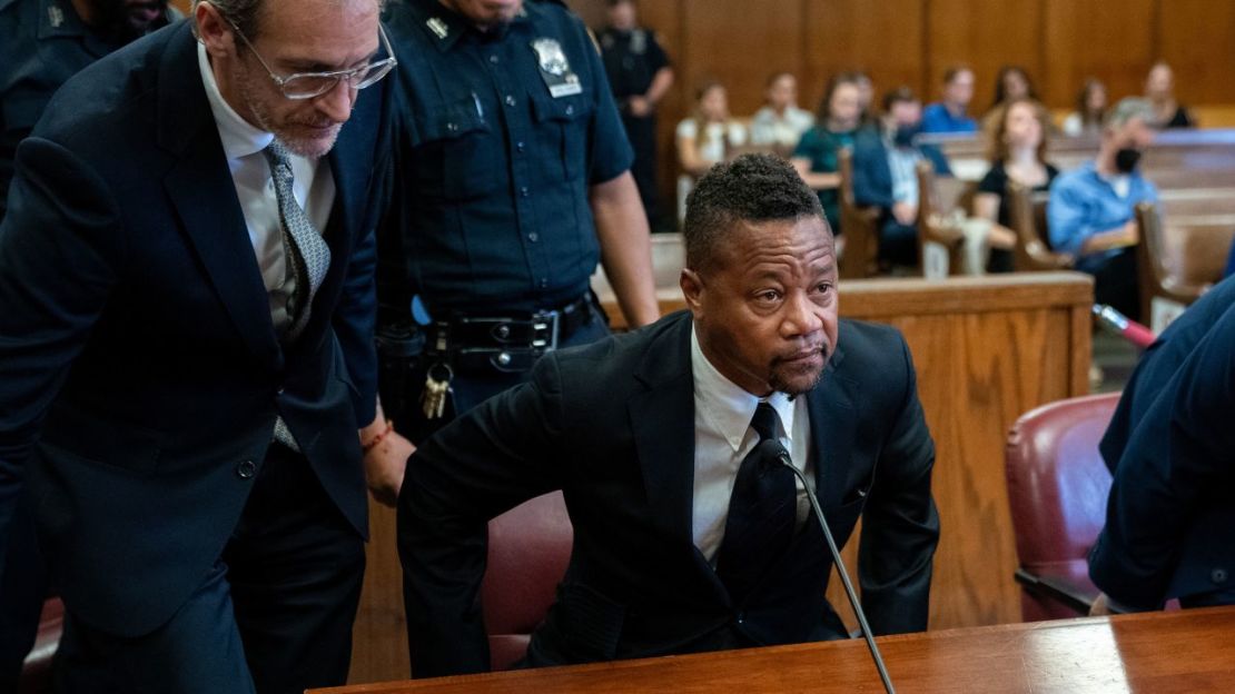 Cuba Gooding Jr. en el tribunal este jueves. Crédito: David Dee Delgado/Getty Images