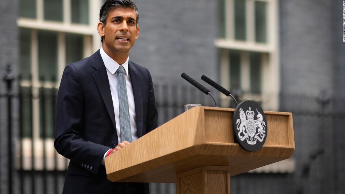 Rishi Sunak, primer ministro del Reino Unido.