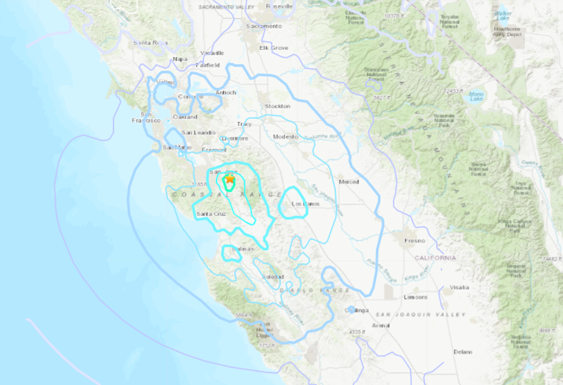 Sismo de 5,1 cerca de San José.