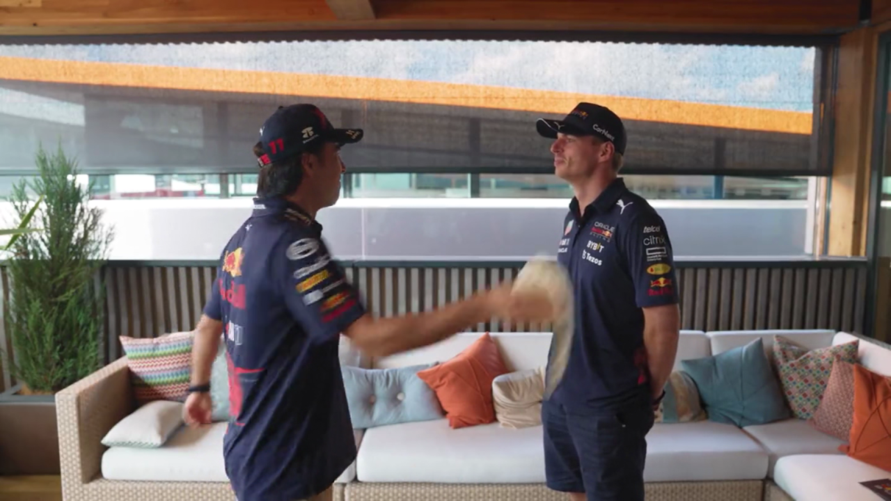 CNNE 1288284 - checo y verstappen se baten a duelo de--- tortillas