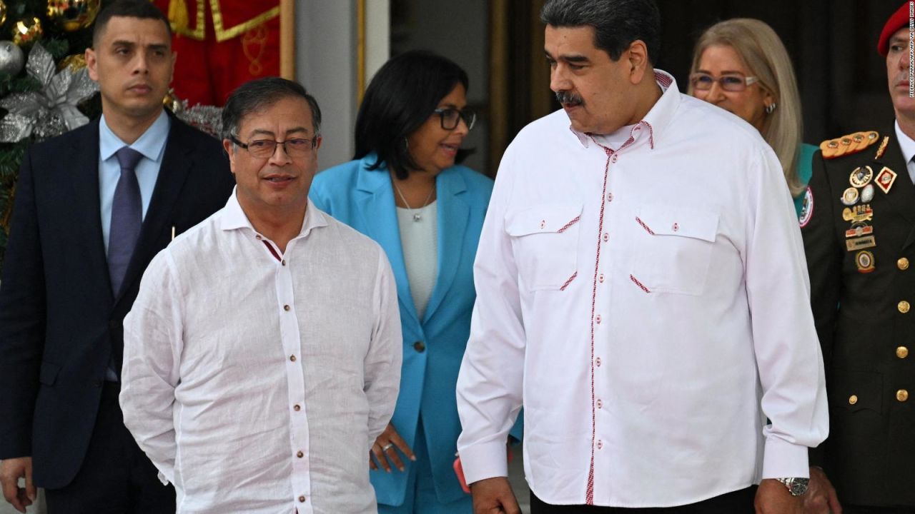 CNNE 1290547 - gustavo petro y nicolas maduro se reunen en caracas