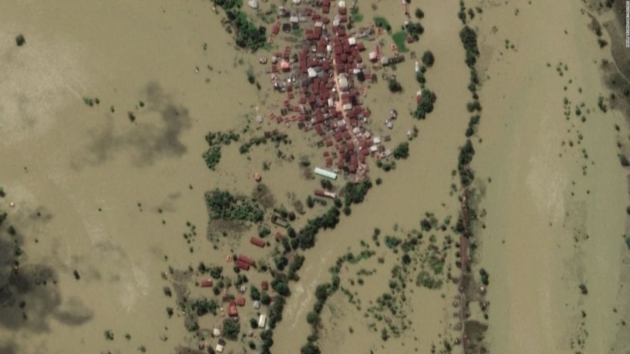 CNNE 1291233 - asi se ven las imponentes inundaciones en nigeria desde el cielo