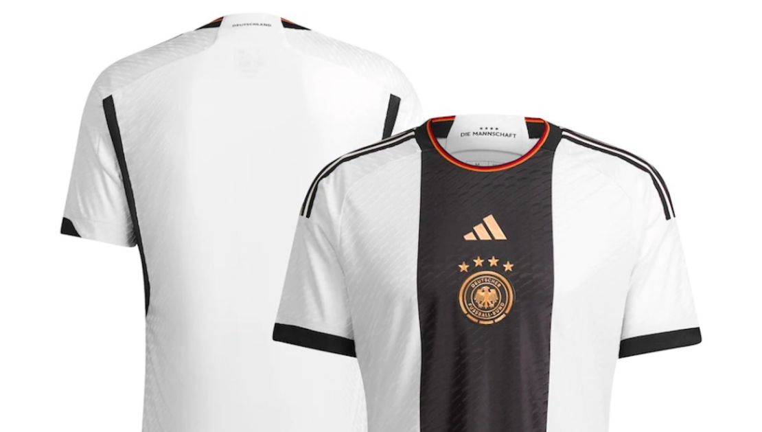 La camiseta oficial de Alemania para el Mundial Qatar 2022, de Adidas, tiene impresa la frase "Die Mannschaft".