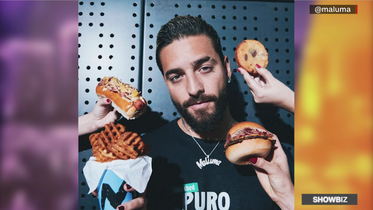 CNNE 1292390 - maluma incursiona en el mundo de la comida rapida