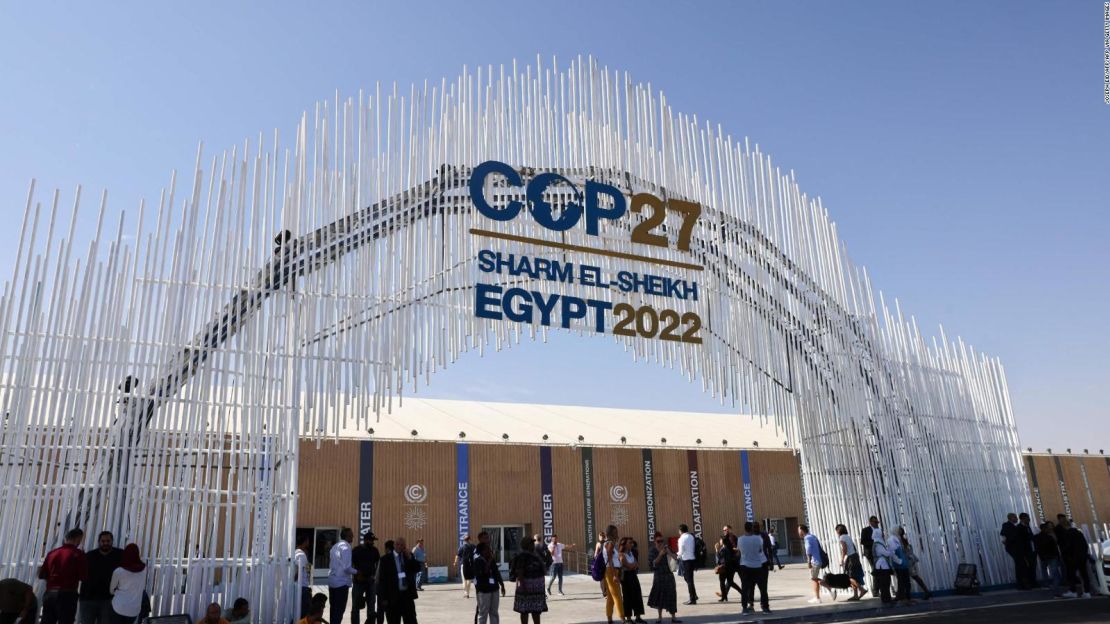 COP27 en Sharm el-Sheikh, Egipto.