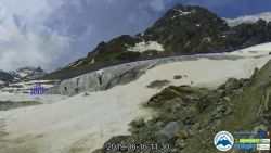 CNNE 1294861 - timelapse muestra como se derrite un glaciar italiano con los anos