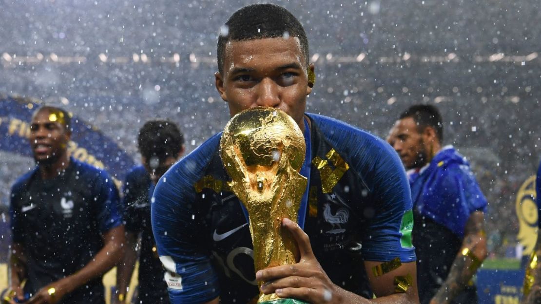 Kylian Mbappé y Francia buscan defender su corona de 2018 en Qatar. Crédito: Franck Fife/AFP/AFP vía Getty Images