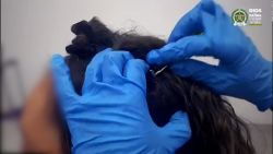 CNNE 1296534 - arrestan a dos mujeres que llevaban cocaina en extensiones de cabello