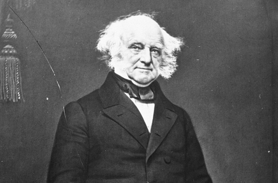 Retrato del octavo presidente de los Estados Unidos, Martin Van Buren. (1837-1841)