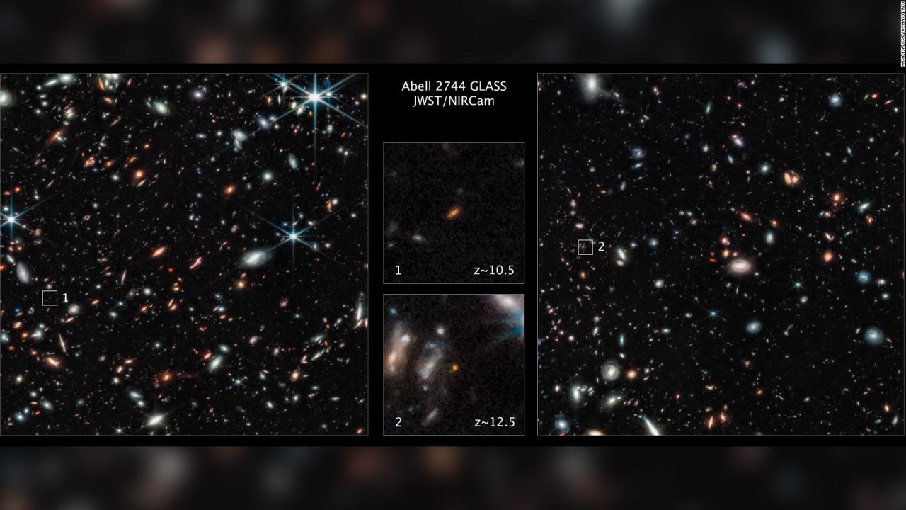 CNNE 1299502 - asi lucen 2 de las primeras galaxias formadas luego del big bang