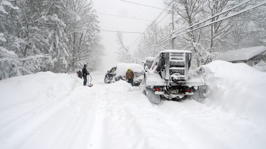 La nevada en Buffalo ya es histórica.