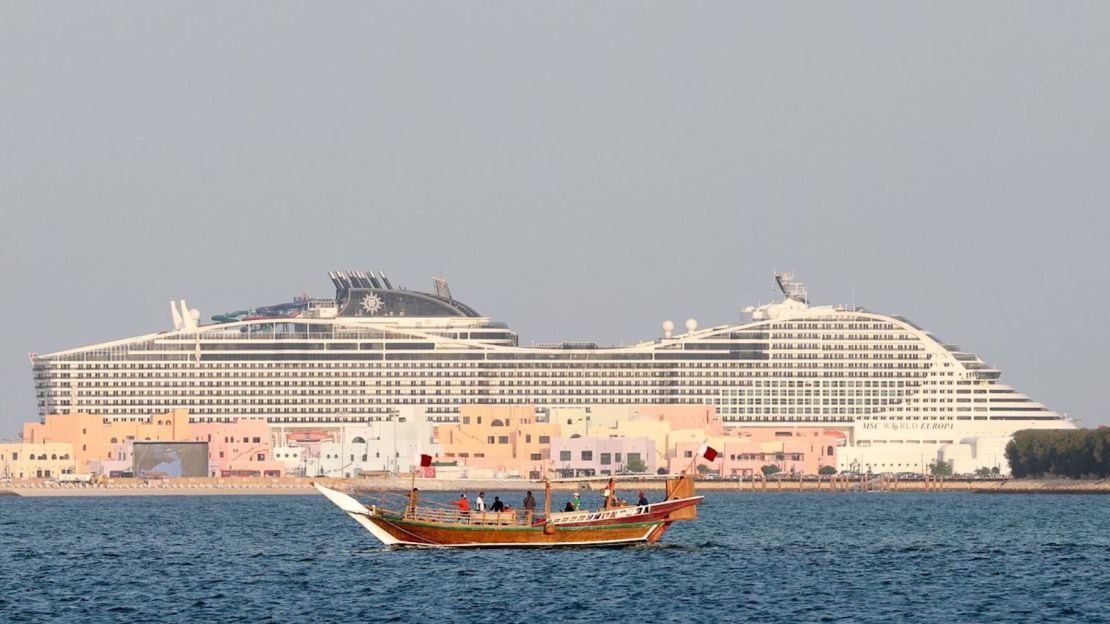 Los aficionados tendrán la oportunidad de alojarse en cruceros en Doha, Qatar.