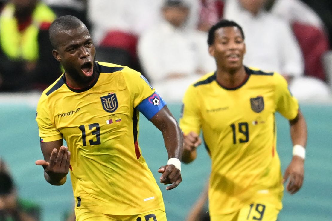 Enner Valencia. Crédito: RAUL ARBOLEDA/AFP via Getty Images