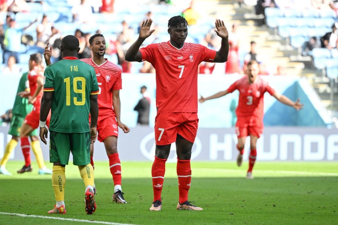 Embolo decidió no celebrar su gol contra Camerún.