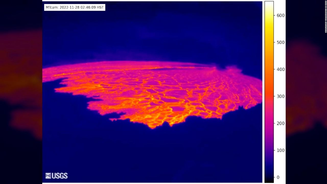 CNNE 1305365 - video de camaras termicas- asi empezo la erupcion del mauna loa en hawai