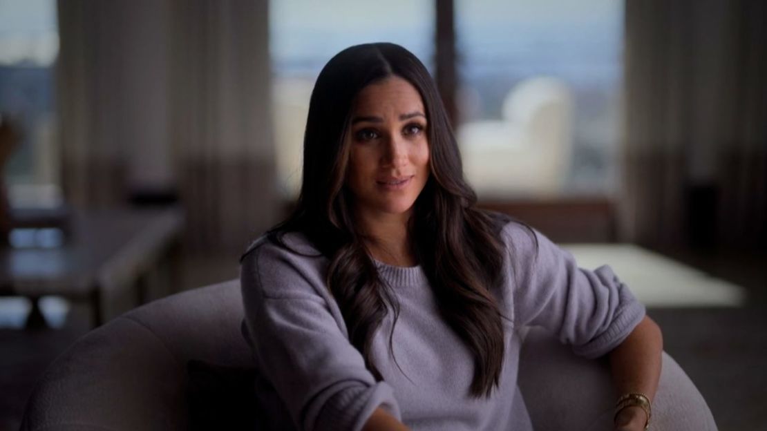 Meghan, duquesa de Sussex, en la serie documental "Harry & Meghan".