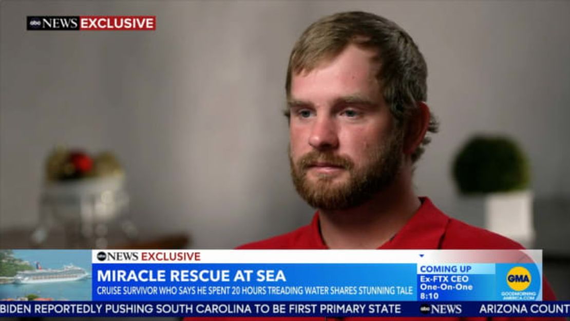 James Michael Grimes, de 28 años, habló con ABC en una entrevista emitida el viernes por la mañana. Crédito: ABC News