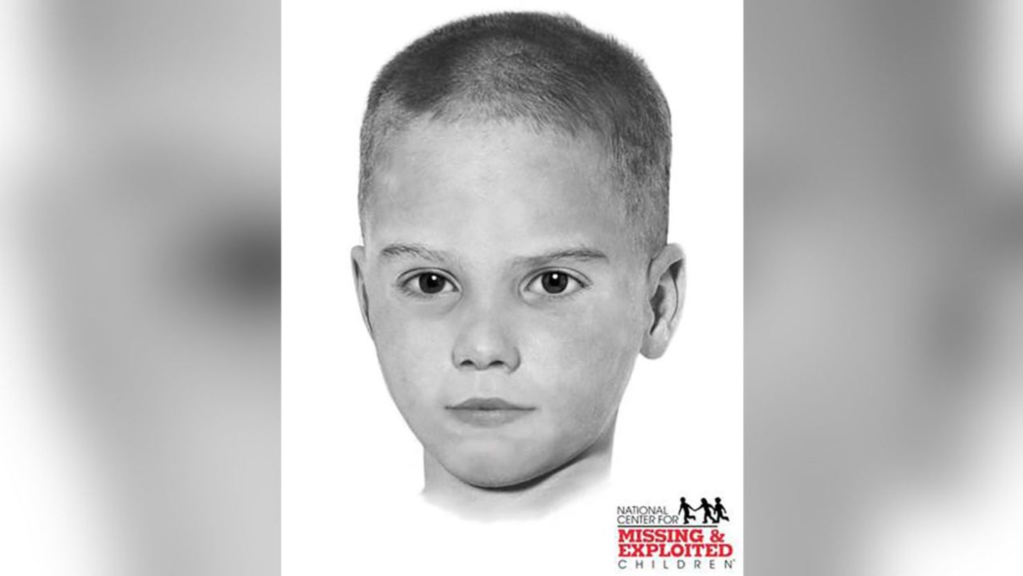 El Centro Nacional para Niños Desaparecidos y Explotados ha publicado una reconstrucción facial del niño.