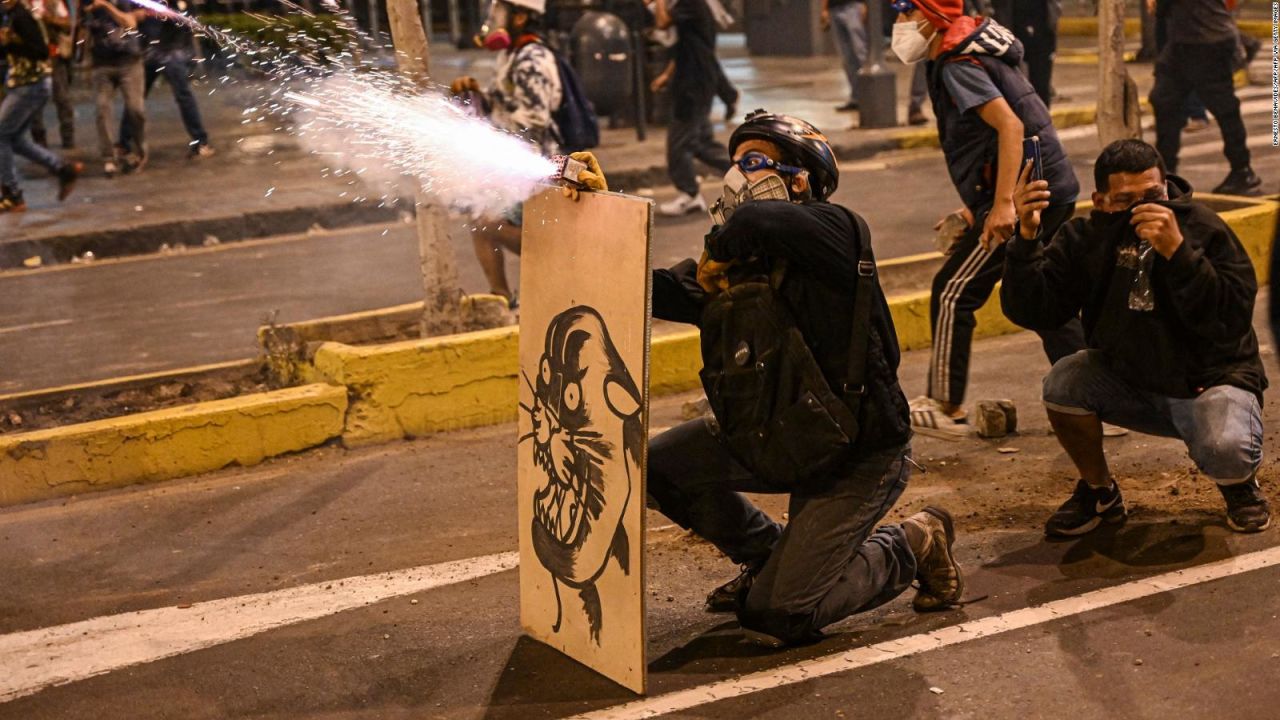 CNNE 1313013 - malaga- protestas violentas en peru serian causadas por grupos radicales