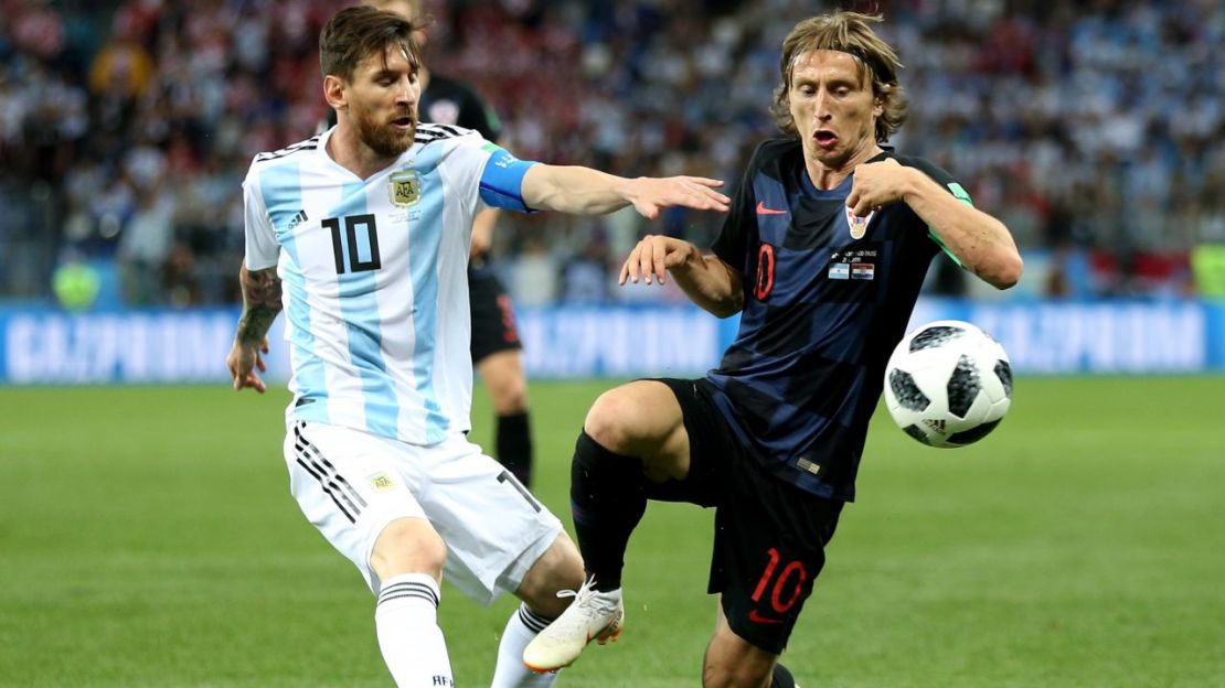 Croacia venció a Argentina por 3-0 en la fase de grupos del Mundial 2018.