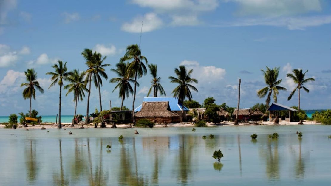 Kiribati: esta cadena de islas bajas es un sueño del Pacífico Sur, aunque el cambio climático y el aumento de las inundaciones son motivo de preocupación aquí.