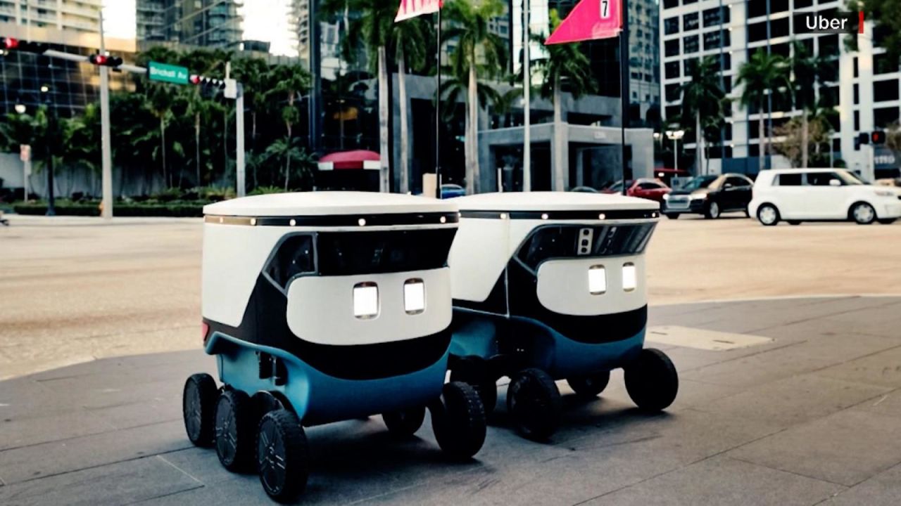 CNNE 1315363 - uber eats lanza servicio de entrega robotica en miami