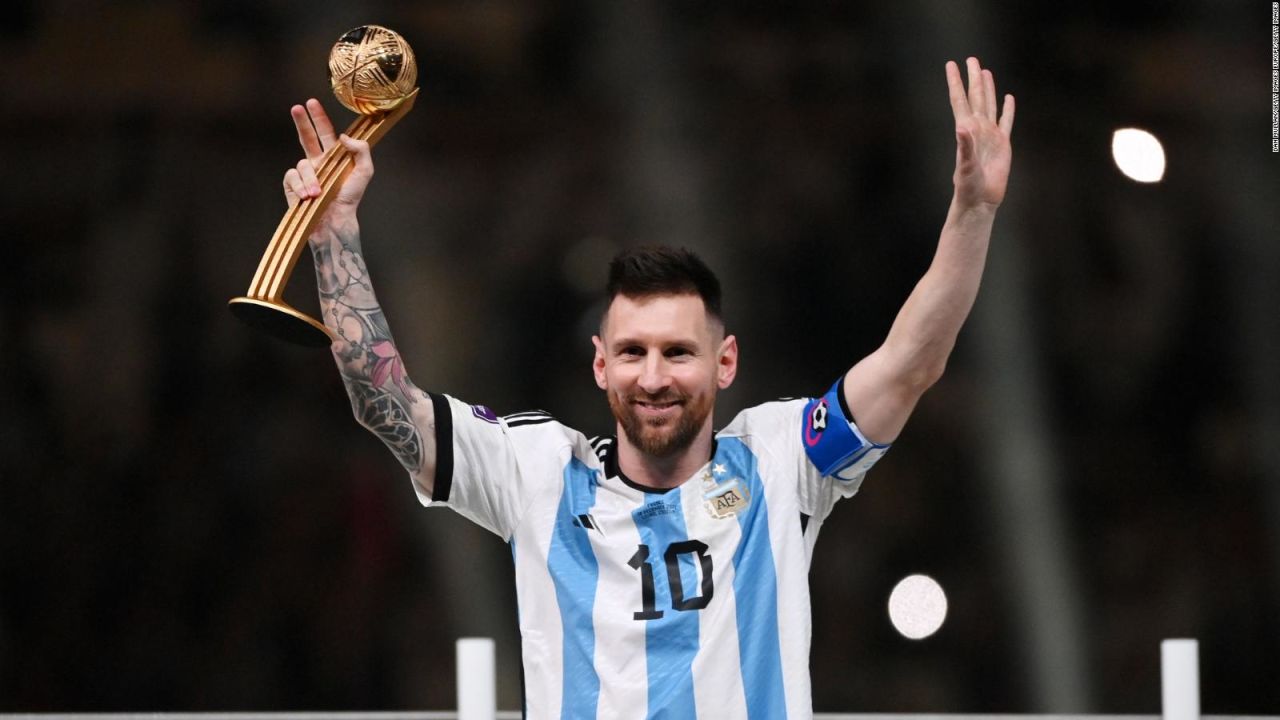 CNNE 1316300 - la sonrisa de messi- imagenes historicas de la final de qatar 2022