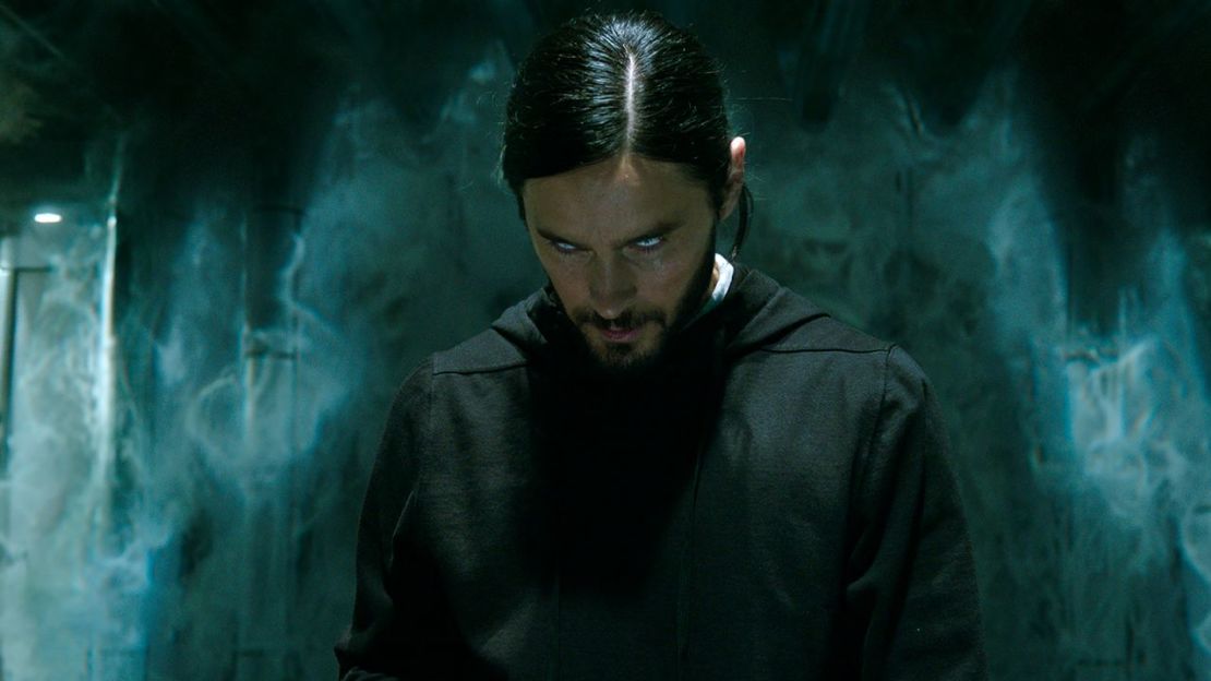 Jared Leto interpreta a un científico convertido en vampiro en "Morbius". Sony Pictures