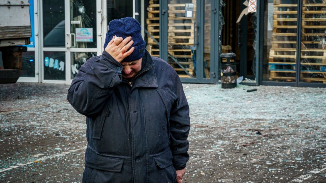 Zelensky condenó el bombardeo como un acto de "terror". Crédito: Dimitar Kilkoff/AFP/Getty Images