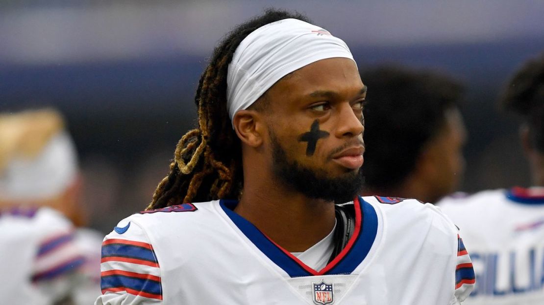 Damar Hamlin, jugador de los Buffalo Bills.