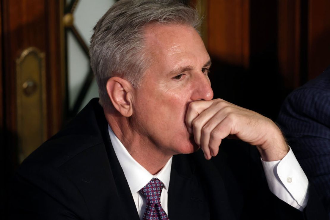 El líder republicano de la Cámara de Representantes, Kevin McCarthy, en el Capitolio el 4 de enero de 2023.