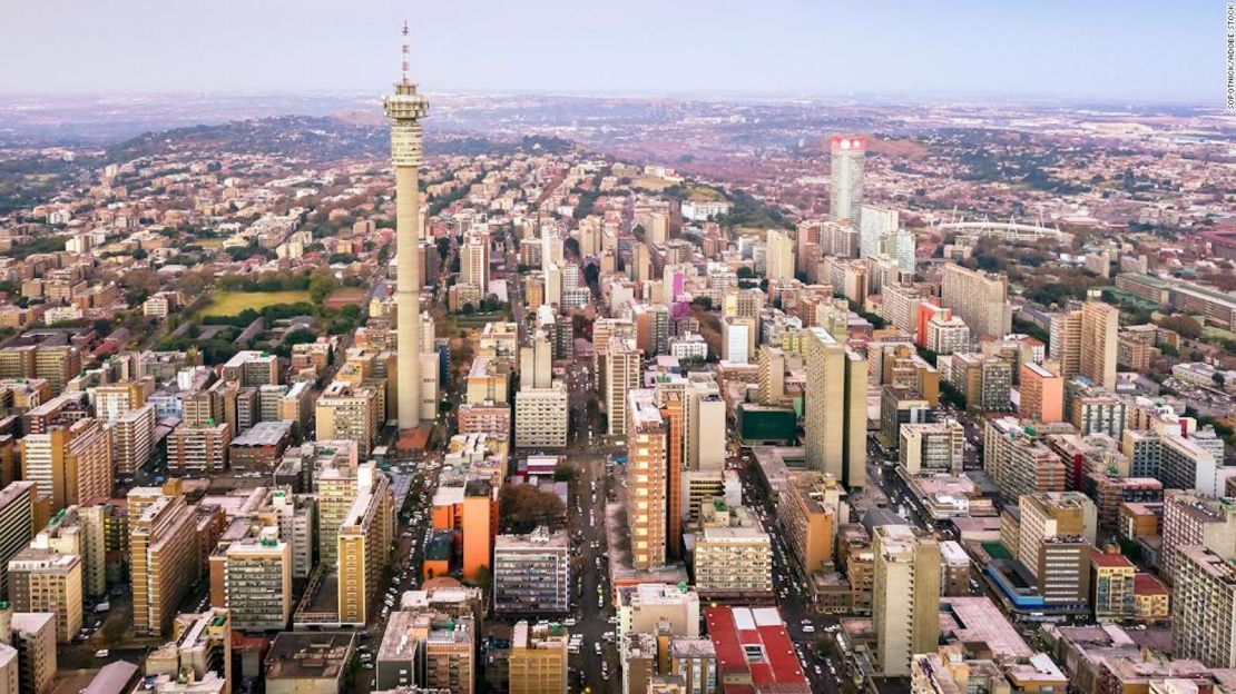 Un nuevo vuelo directo conecta Beijing con Johannesburgo, la ciudad más poblada de Sudáfrica, que se ve en esta foto.