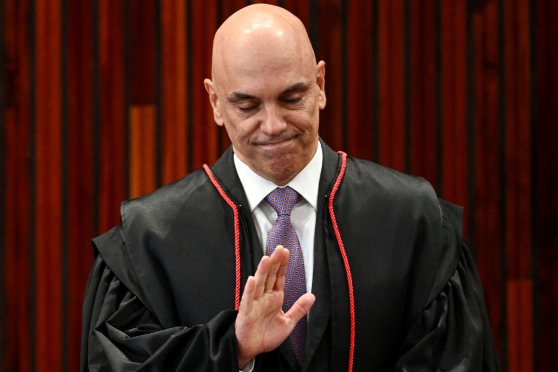 El juez de la Corte Suprema de Justicia de Brasil, Alexandre de Moraes