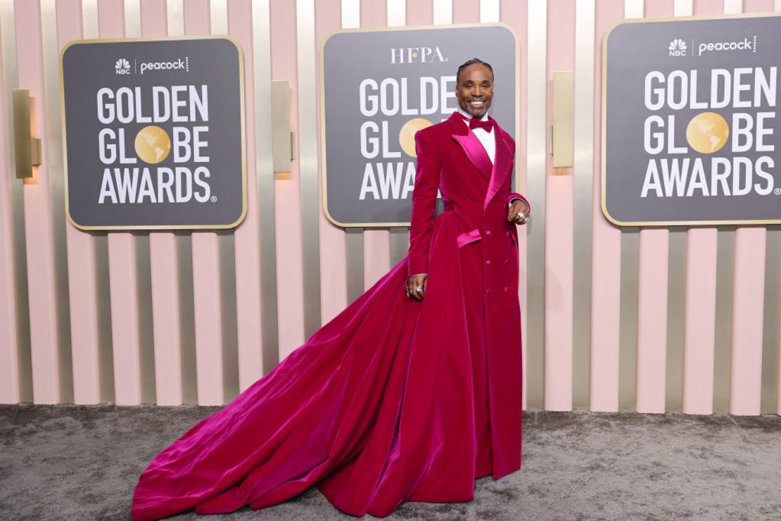 Ya sea trajes, esmoquin con cola o vestidos, Billy Porter siempre es uno de los personajes más comentados tras su paso por las alfombras rojas.