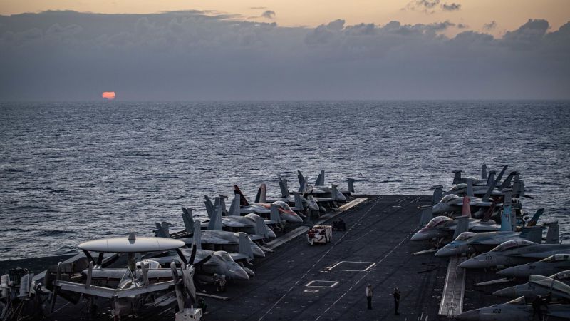 Grupo de ataque de portaaviones de ee. Uu. Comienza a operar en el mar de china meridional en plena escalada de tensiones con china | cnn