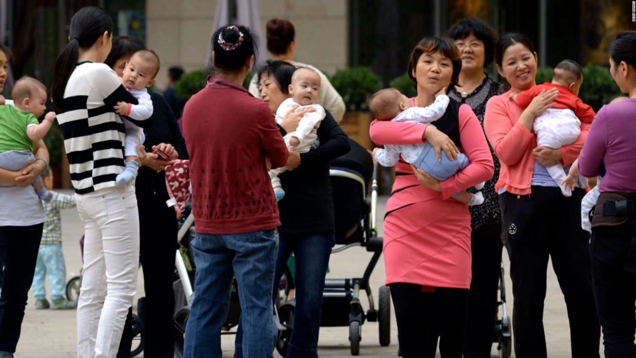 CNNE 1331714 - tasa de natalidad en china llego a un punto minimo