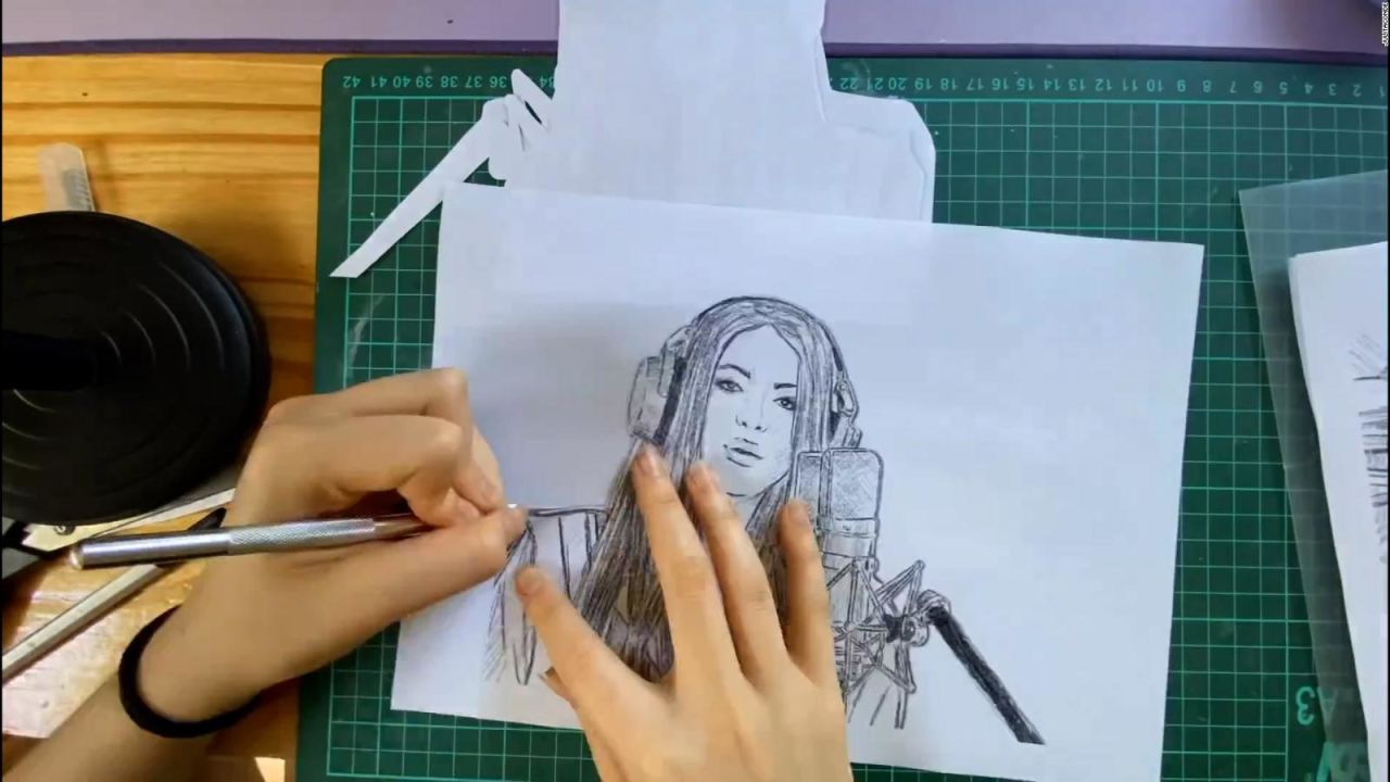 CNNE 1332077 - asi se hizo el dibujo de la cancion de shakira y bizarrap