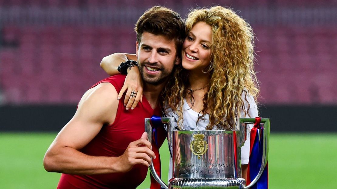 Gerard Piqué y Shakira el 30 de mayo de 2015 en Barcelona, España. Crédito: David Ramos/Getty Images