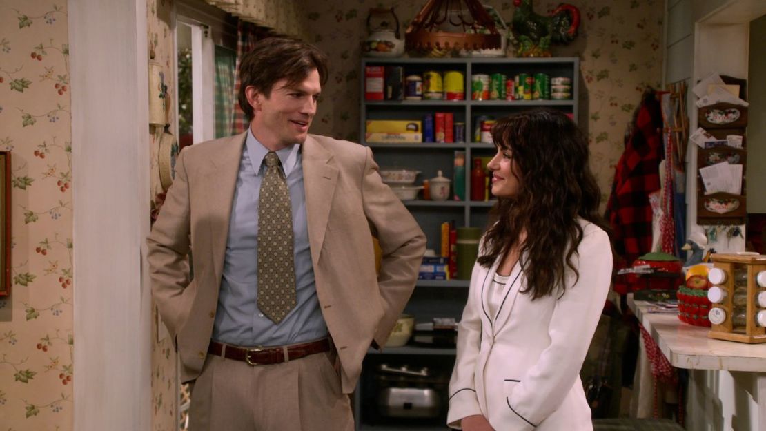 Ashton Kutcher y Mila Kunis en "That '90s Show".