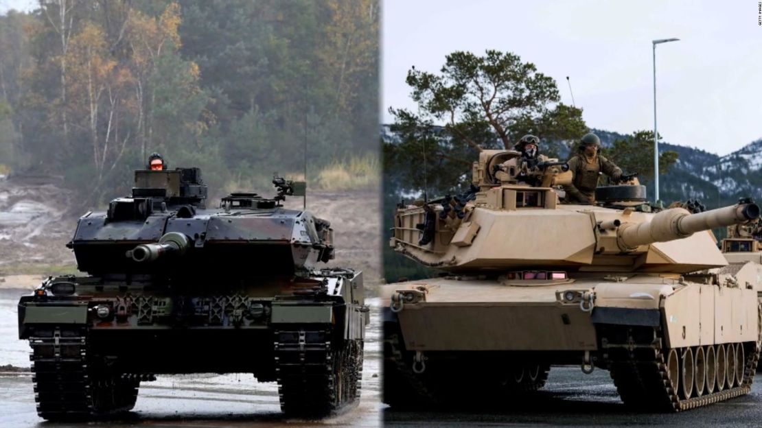 CNNE 1336157 - conoce la capacidad militar de los tanques abrams y leopard 2