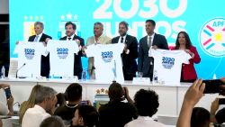 CNNE 1342623 - argentina, chile, paraguay y uruguay van con todo por el mundial de 2030