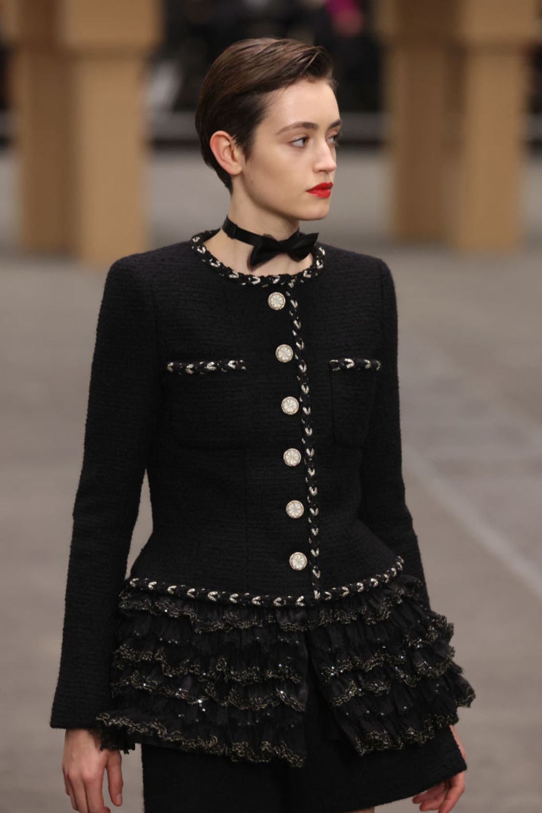 CNNE 1342633 - chanel - runway - paris fashion week - haute couture spring summer 2023