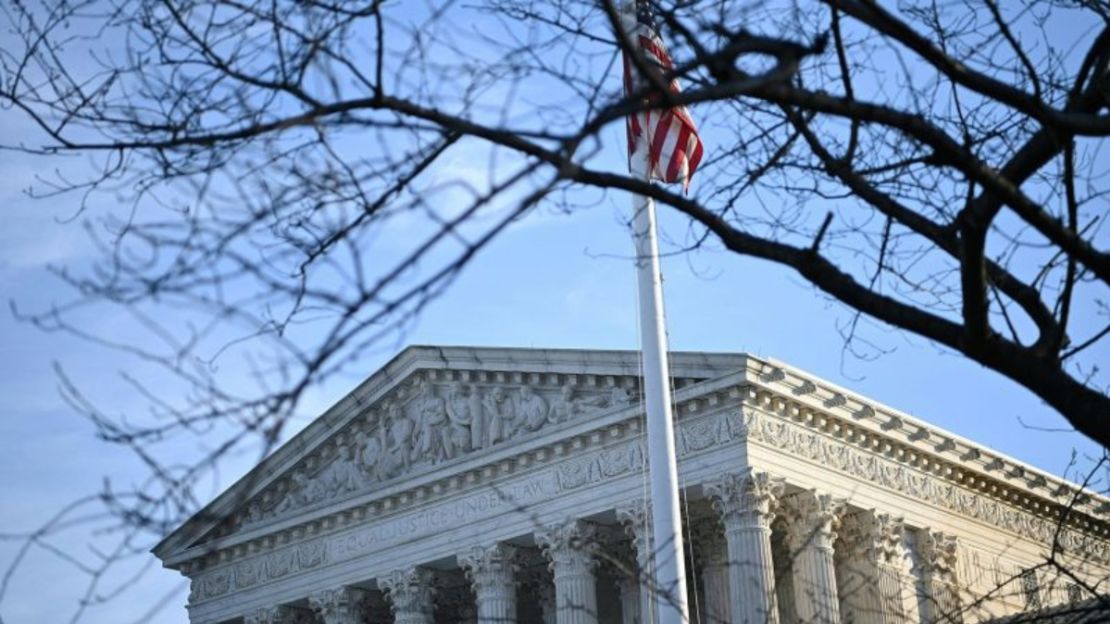 La Corte Suprema de Estados Unidos en la ciudad de Washington el 8 de febrero de 2022.