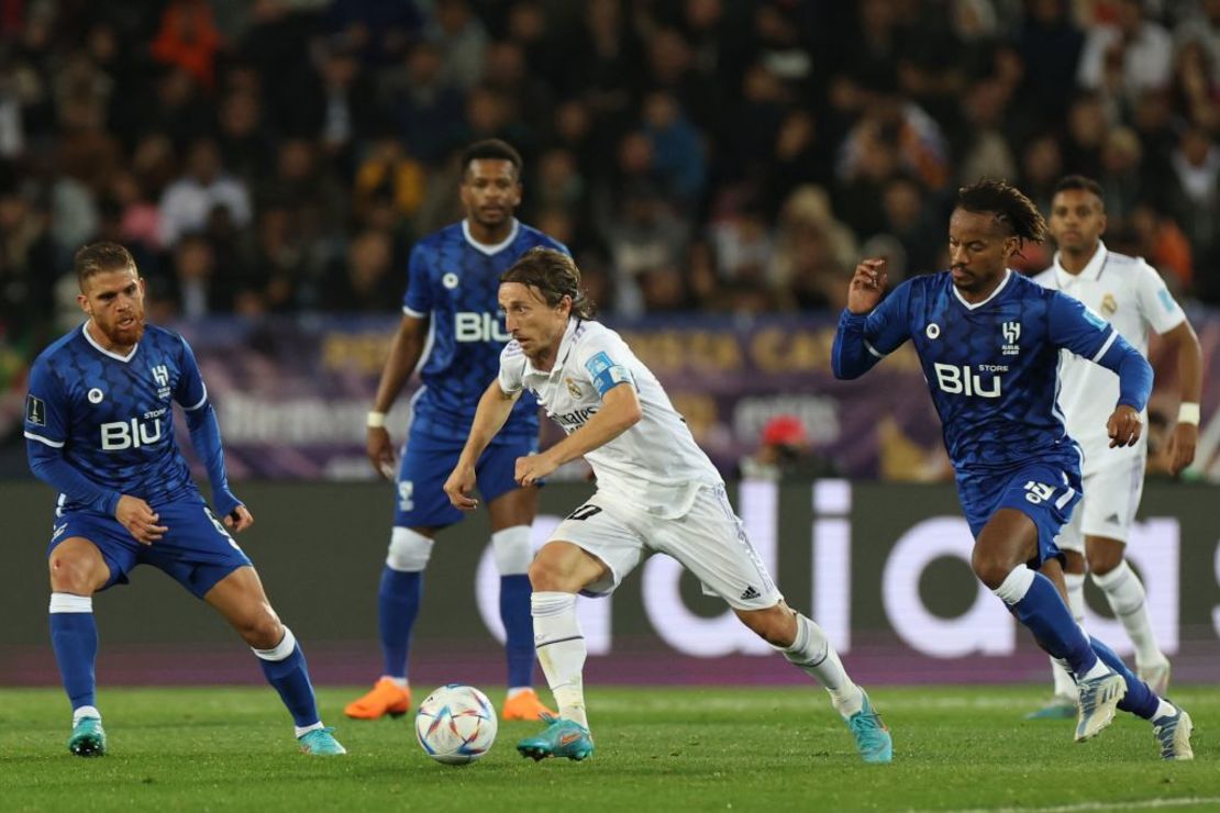 Luka Modric en la final. Crédito: FADEL SENNA/AFP via Getty Images