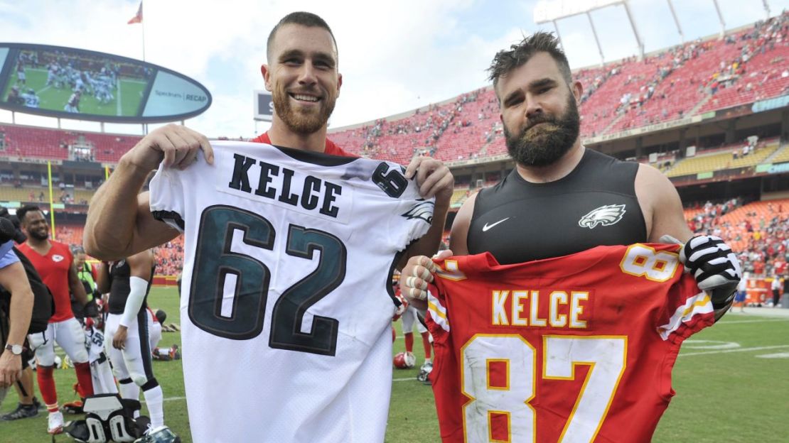 Los hermanos Kelce harán historia en esta edición del Super Bowl.