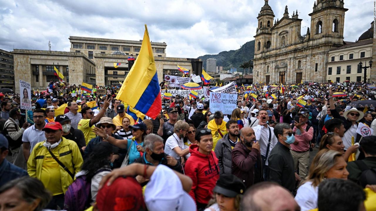 CNNE 1347005 - asi fue la jornada de protestas en colombia por la reforma a la salud