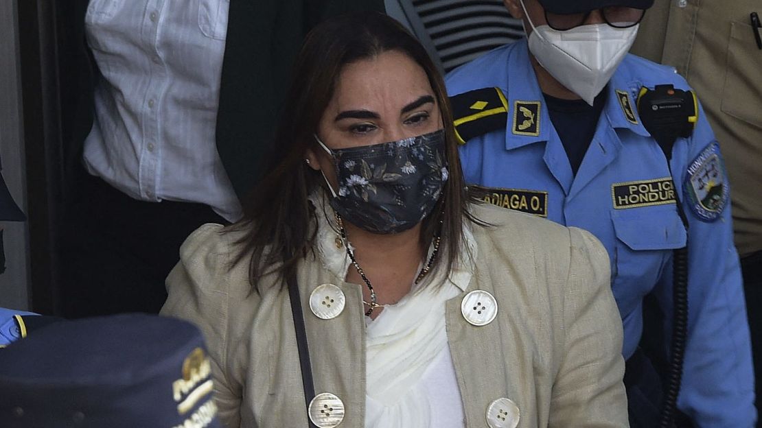 Rosa Elena Bonilla fotografiada en Tegucigalpa el 17 de marzo de 2022.Crédito: ORLANDO SIERRA/AFP via Getty Images